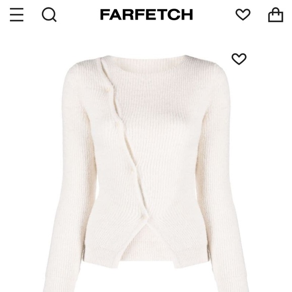 Jacquemus asymmetrical Cardigan - Picture 5 of 5